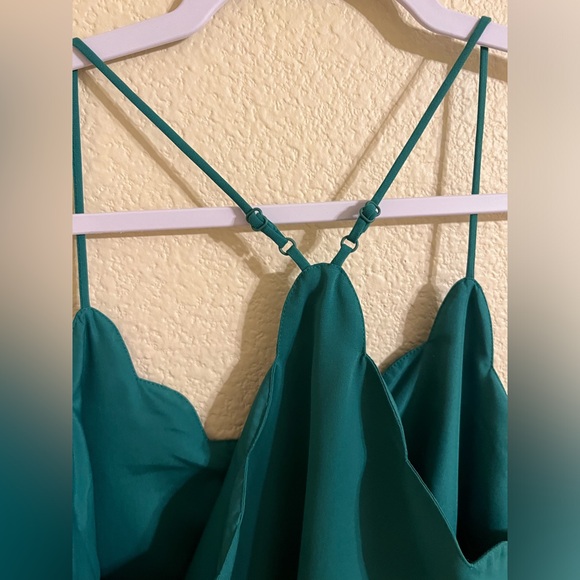 J. Crew scalloped Cami Green Size 2 - Picture 13 of 13